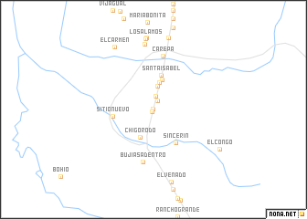 map of Villa Patricia
